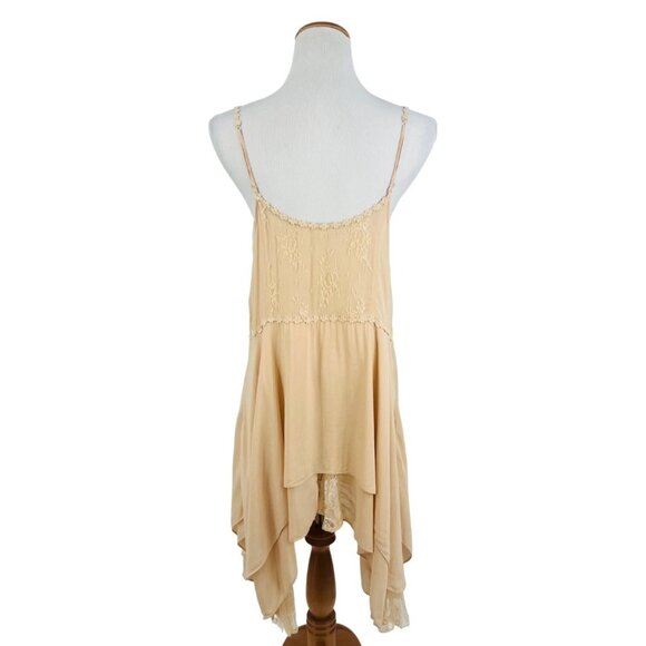 RARE Free People Pieced Together Mini Slip Dress| Boho Indie Sleaze Fairy Grunge - Picture 8 of 16